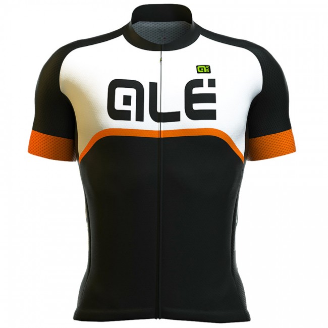 2016 ALE GRAPHICS EXCEL VELOCE Radtrikot Kurzarm -Schwarz ORANGE Radtrikot Kaufen