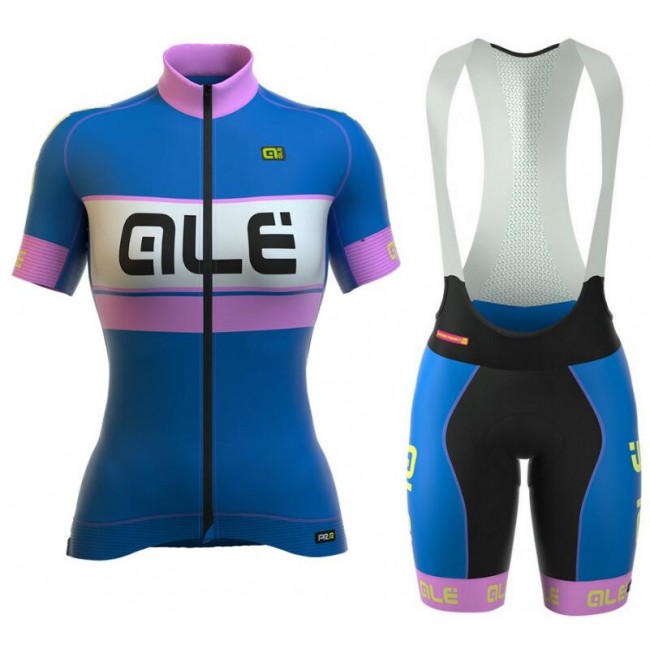 2016 Damen Ale Graphics PRR Bermuda blau Fahrradbekleidung Satz Fahrradtrikot Kurzarm Trikot und Kurz Trägerhose Radtrikot Kaufen