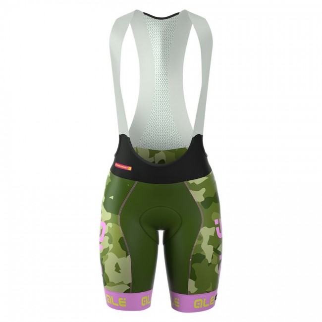 2016 Damen Ale Graphics PRR Camo-Grün Kurz Trägerhose Radtrikot Kaufen