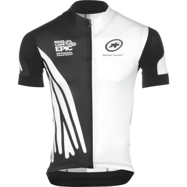 2016 Assos Weiß Schwarz radtrikot Kurzarm Radtrikot Kaufen