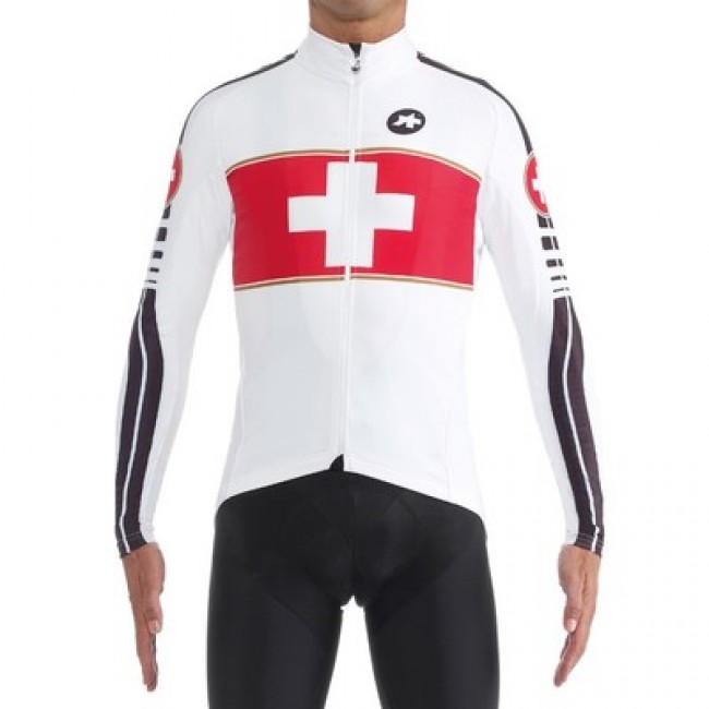 2016 Assos Weiß Fahrradtrikot Langarm Radtrikot Kaufen