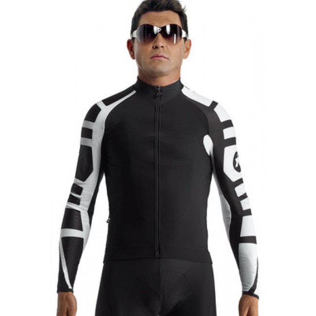 2016 Assos Fahrradtrikot Langarm Schwarz Radtrikot Kaufen