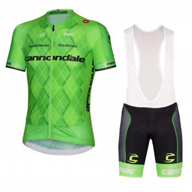 2016 Cannondale Fahrradbekleidung Satz Fahrradtrikot Kurzarm Trikot und Kurz Trägerhose 02 Radtrikot Kaufen