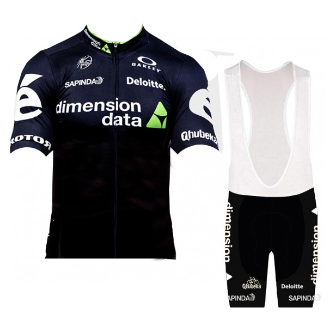 2016 Dimension Data Fahrradbekleidung Satz Fahrradtrikot Kurzarm Trikot und Kurz Trägerhose 03 Radtrikot Kaufen