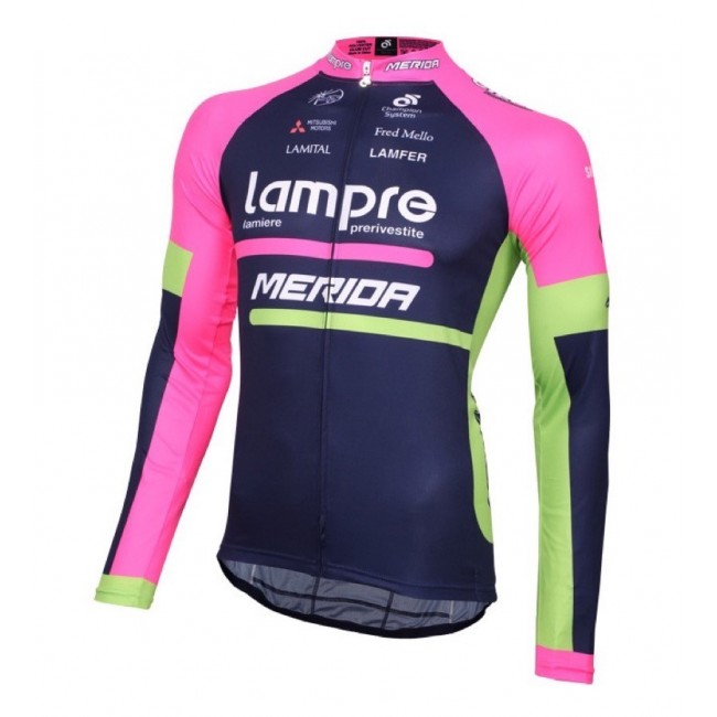 2016 Lampre Merida Radtrikot Langarm Radtrikot Kaufen