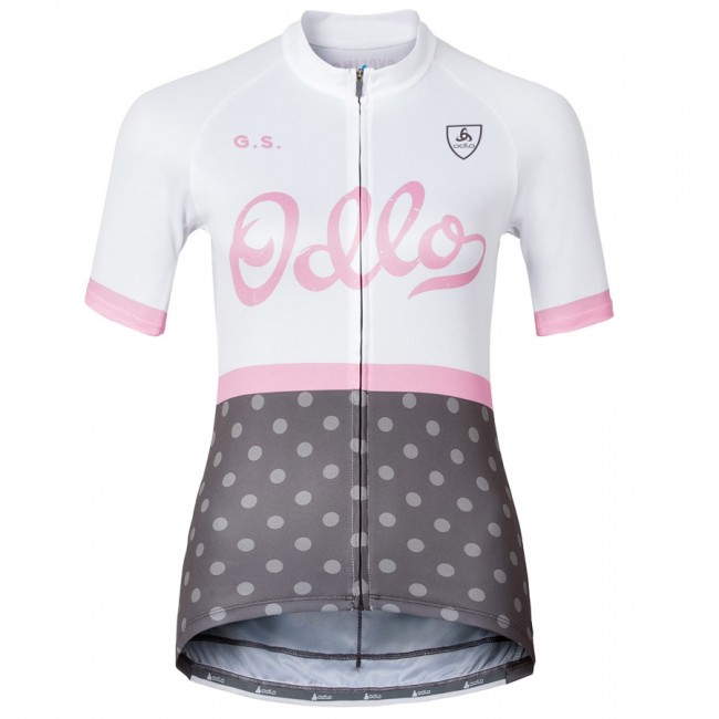 2016 Odlo Ride Damen Weiß Fahrradbekleidung Kurzarm Radtrikot Radtrikot Kaufen