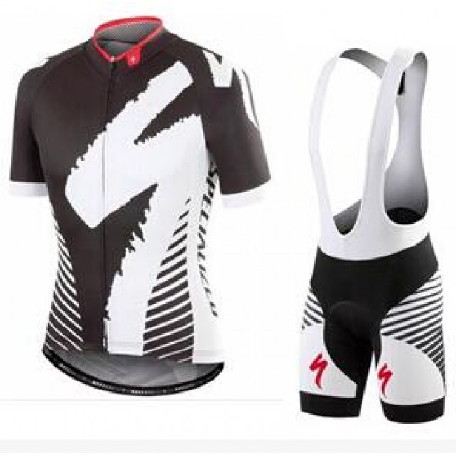 2016 Specialized Comp Racing Ss noir Fahrradbekleidung Satz Fahrradtrikot Kurzarm Trikot und Kurz Trägerhose Radtrikot Kaufen