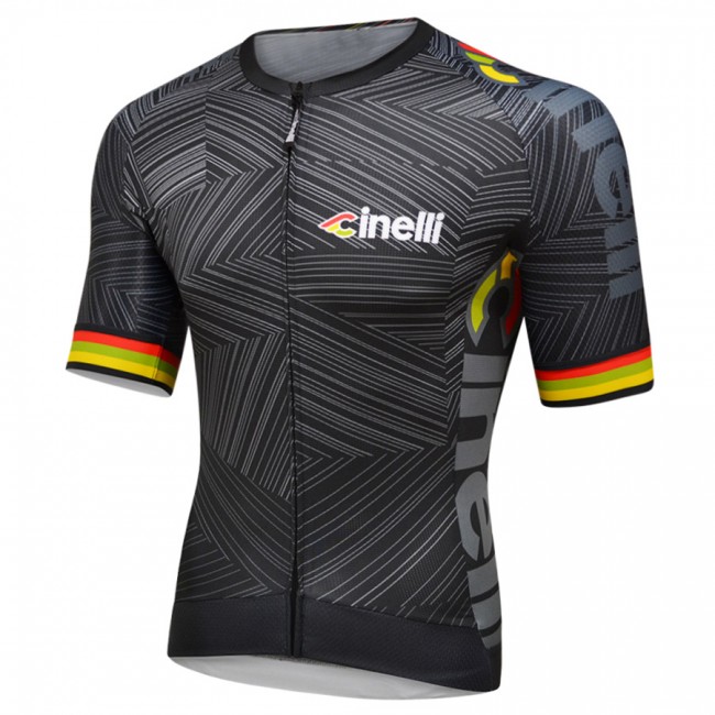 CINELLI ITALO 79 AERO Radtrikot Kurzarm Schwarz Radtrikot Kaufen