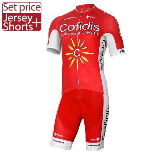 2017 Cofidis Fahrradbekleidung Satz Radtrikot Kurzarm+Kurz Radhose Radtrikot Kaufen