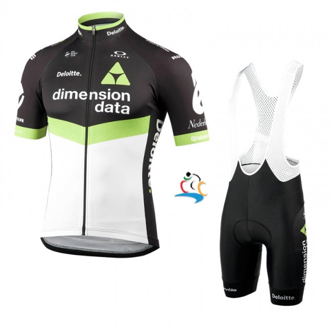 Dimension Data Pro 2017 Fahrradbekleidung Satz Radtrikot Kurzarm+Kurz Trägerhose Radtrikot Kaufen