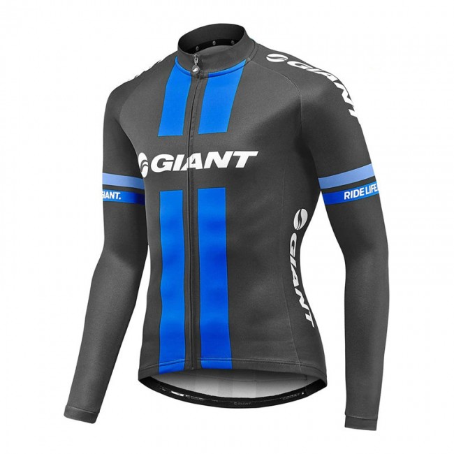 2017 Giant Blau Radtrikot Langarm Radtrikot Kaufen