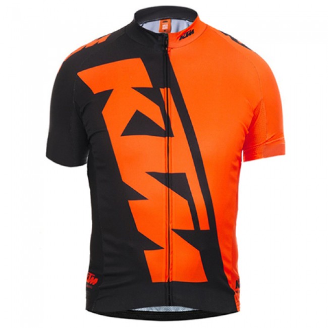 KTM 2017 Radtrikot Kurzarm orange Schwarz Radtrikot Kaufen