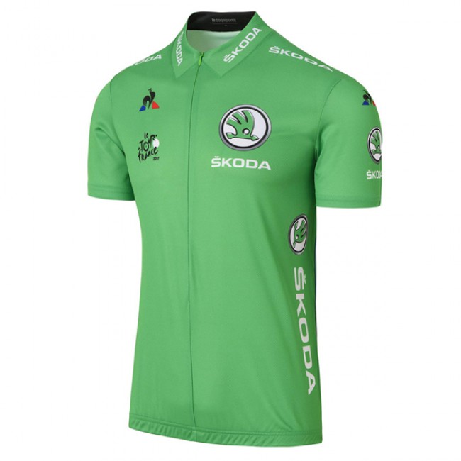 2017 Tour de France Grün Radtrikot Kurzarm Radtrikot Kaufen