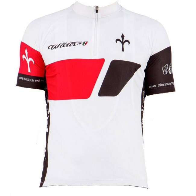 Wilier 2017 Pro Team Weiß Radtrikot Kurzarm Radtrikot Kaufen